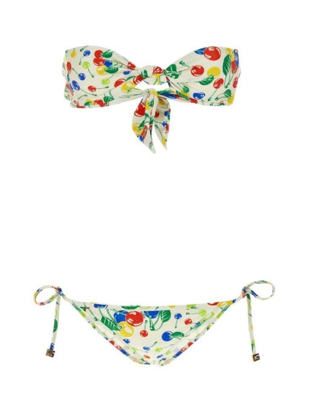NWT GUCCI CHERRIES PRINT JERSEY BIKINI SET SZ M Swimwear Swimsuit